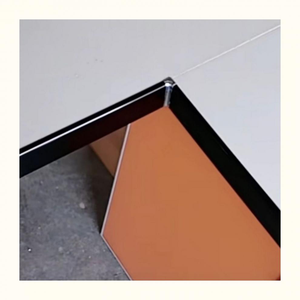 旗舰自营灶台铝合金卡槽条瓷砖橱柜铝合金材料台面下挂封边条新款砖夹