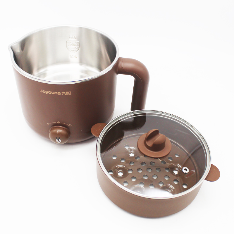 九阳火锅养生多功能养生锅电煮锅煮面学生宿舍蒸煮迷你小火锅k12d603