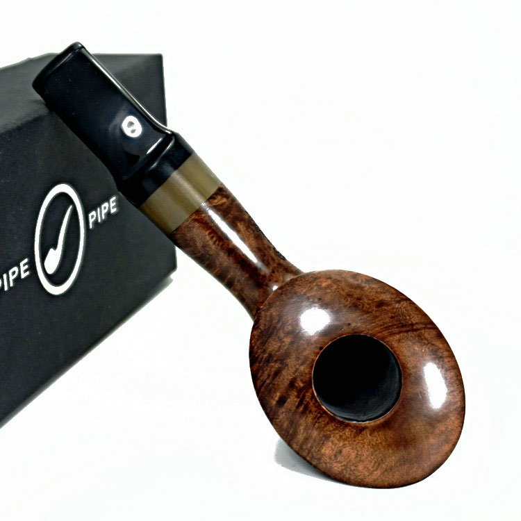 天颛送父亲超厚大号斗壁石楠根老式手工实木士传统老式带过滤烟斗送