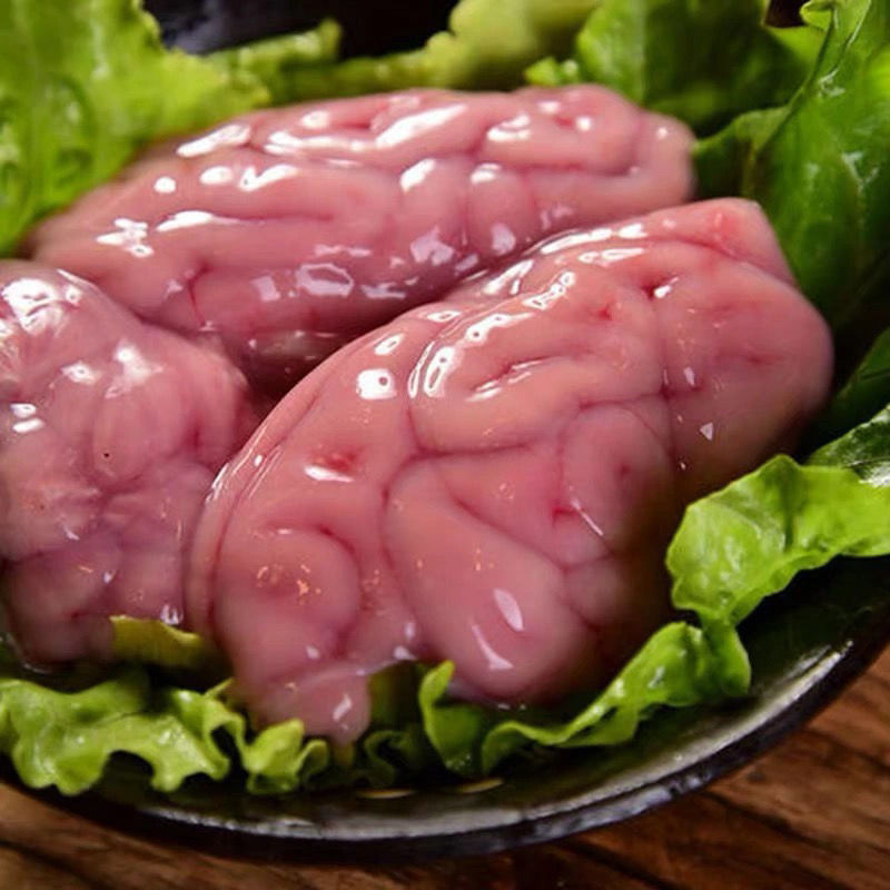 【顺丰直达】猪脑花新鲜冷冻猪小脑生鲜商用烧烤火锅肚包猪脑冷冻猪脑