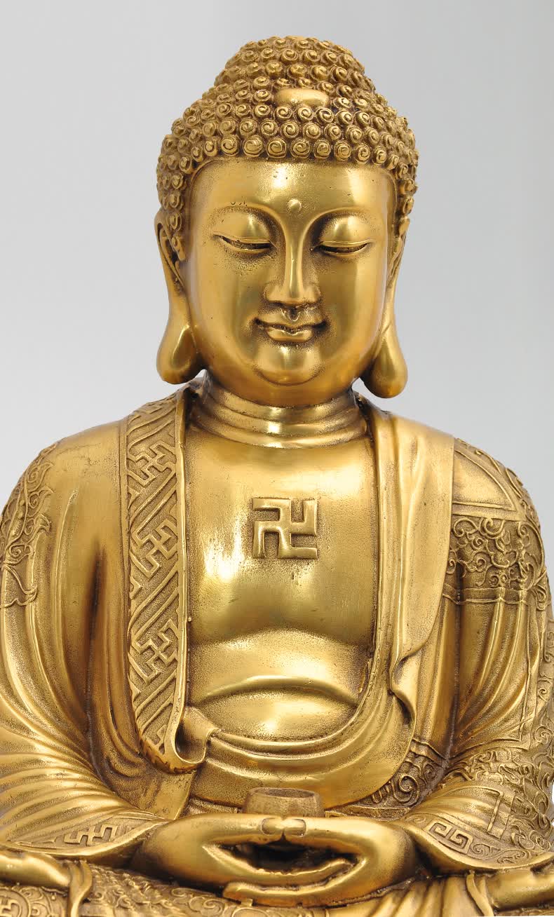 【京选好货】释迦牟尼佛小佛像如来佛主佛陀佛教创始人居家供奉工艺品