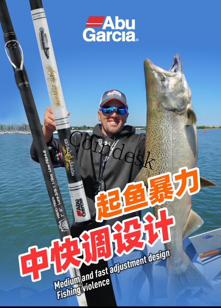 达瓦超硬打黑路亚竿abu阿布大黄蜂雷强竿两节h调超硬调打黑鼓轮雷竿