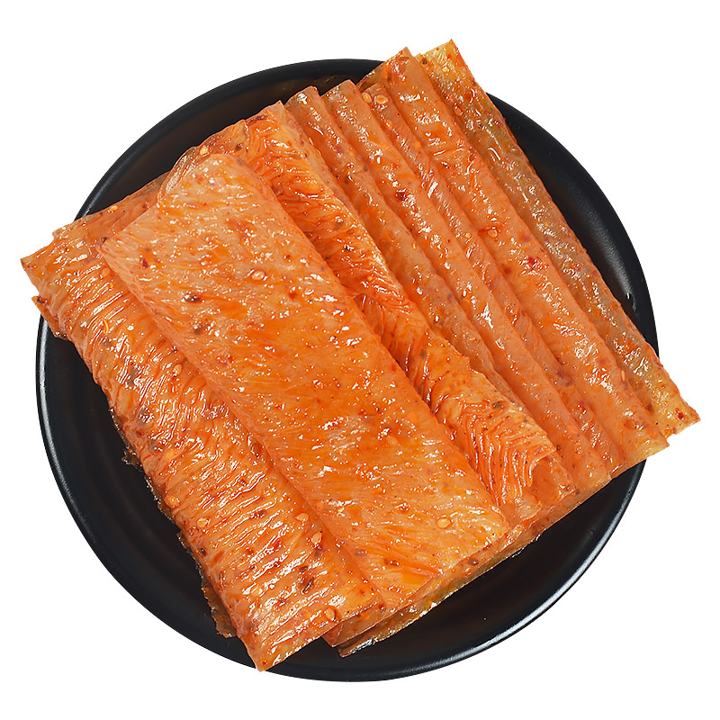 小五哥老式大辣片手撕豆皮辣条辣皮辣片8090后小时候的味道零食108克