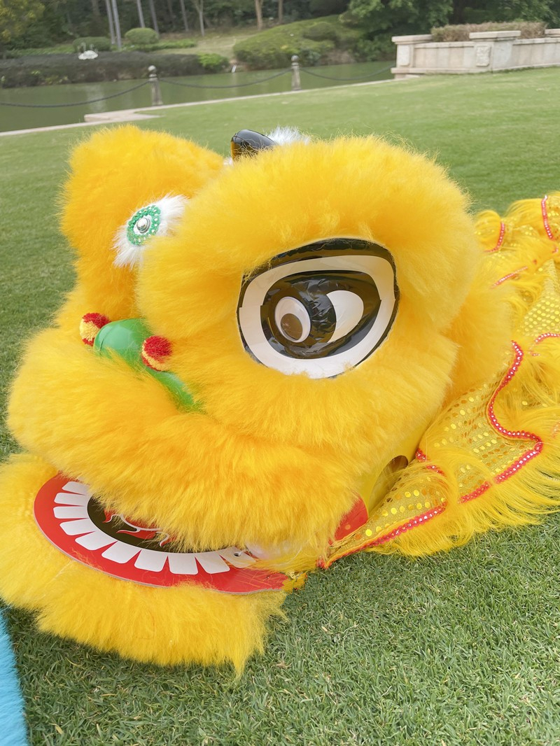 小米生态同款羊毛舞狮儿童舞狮子醒狮头儿童狮子头儿童小狮子学校表演