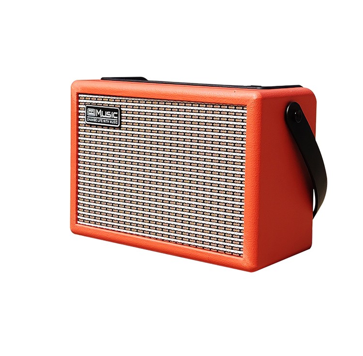 coolmusic酷乐电吉他音箱户外便携弹唱音响充电蓝牙音箱unique15g橙色