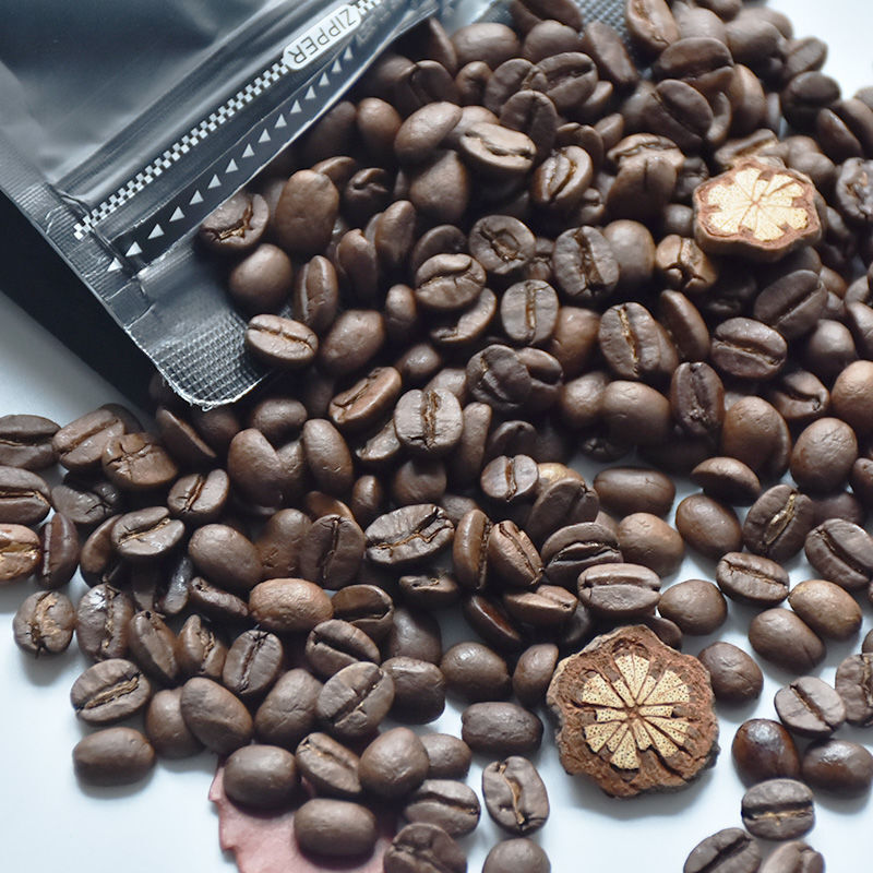 猫屎风味咖啡豆新鲜烘焙可现磨黑咖啡454g454g猫屎咖啡粉