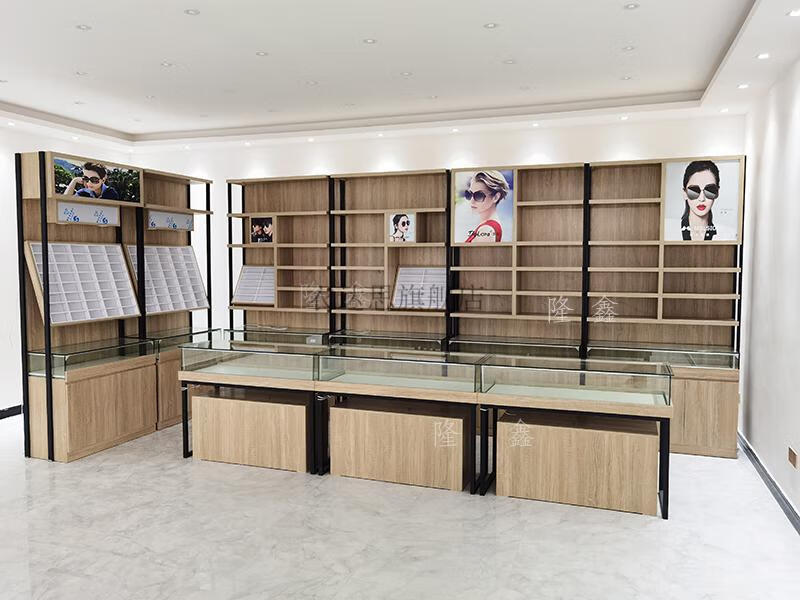 眼镜店展示柜眼镜展示柜中岛展示柜台眼镜柜子整店太阳墨镜陈列柜眼镜
