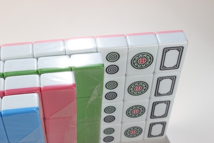 同子功斗牛推筒子二八杠38mm42 44麻将牌幺鸡白皮可定制 36#蓝 44