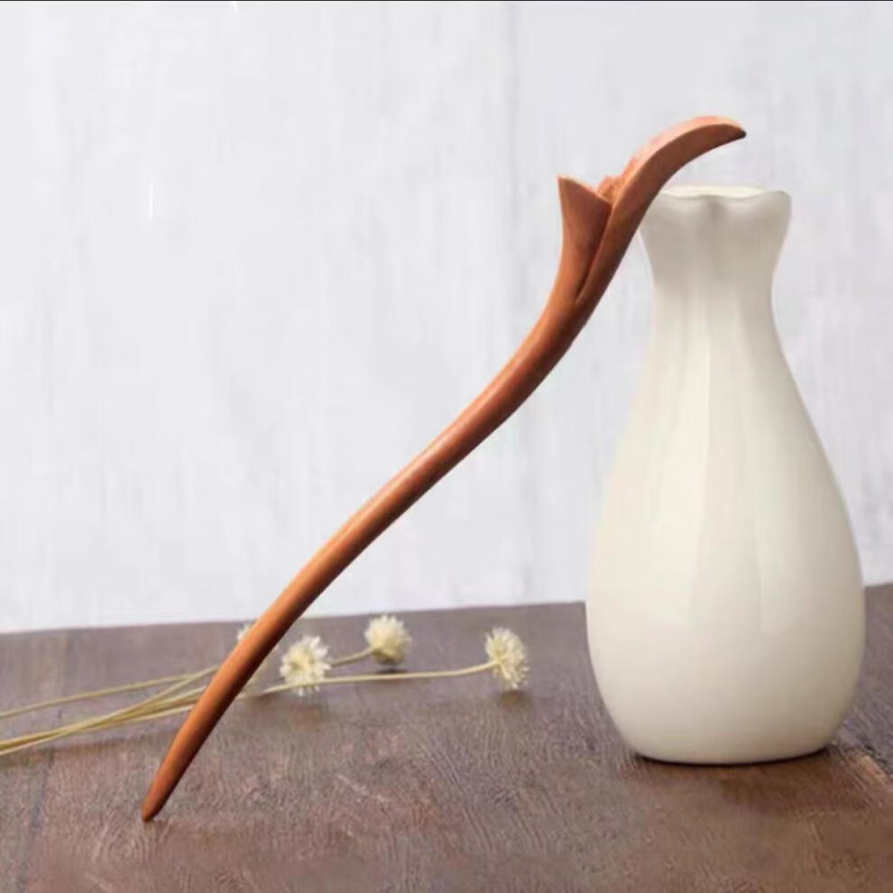 带礼盒抖音同款手工桃木簪diy材料包含图纸全套制作工具发簪送女友