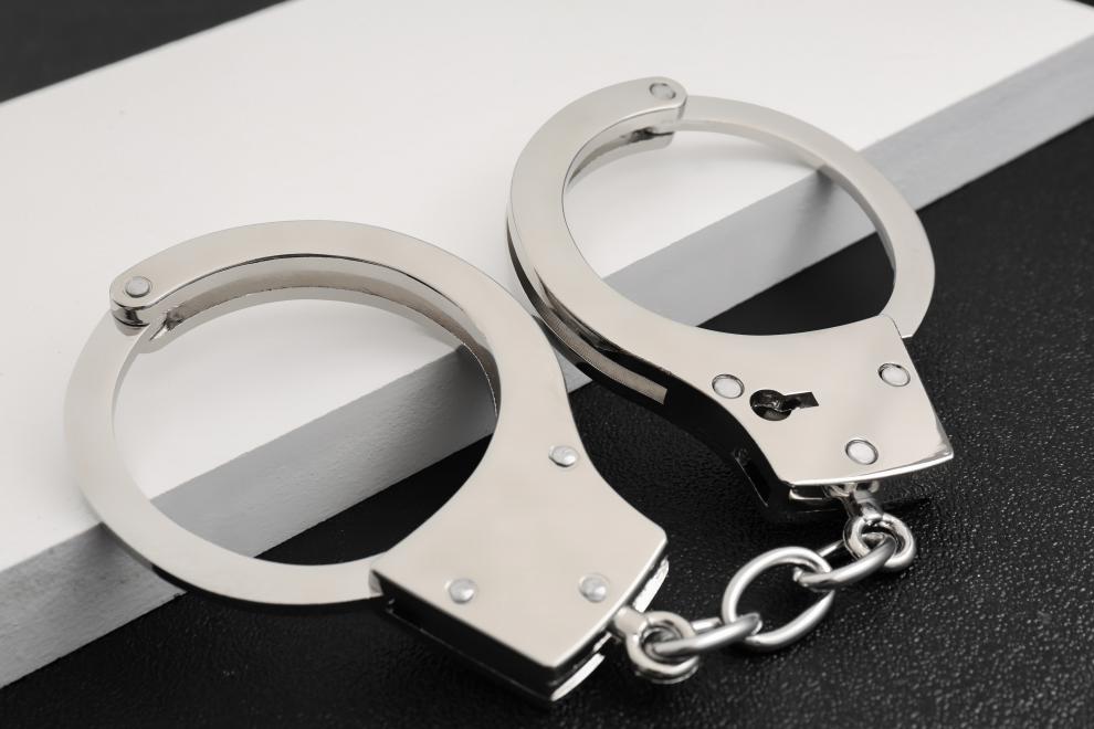 手铐警察真剧本杀手铐不锈钢加厚道具情侣cos玩具手铐玫瑰金影视演出