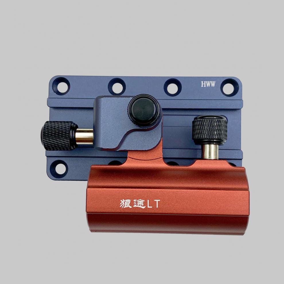 狼途钓箱配件大物炮台巨物炮台座炮台架加厚铝镁合金炮台垂钓 狼途大