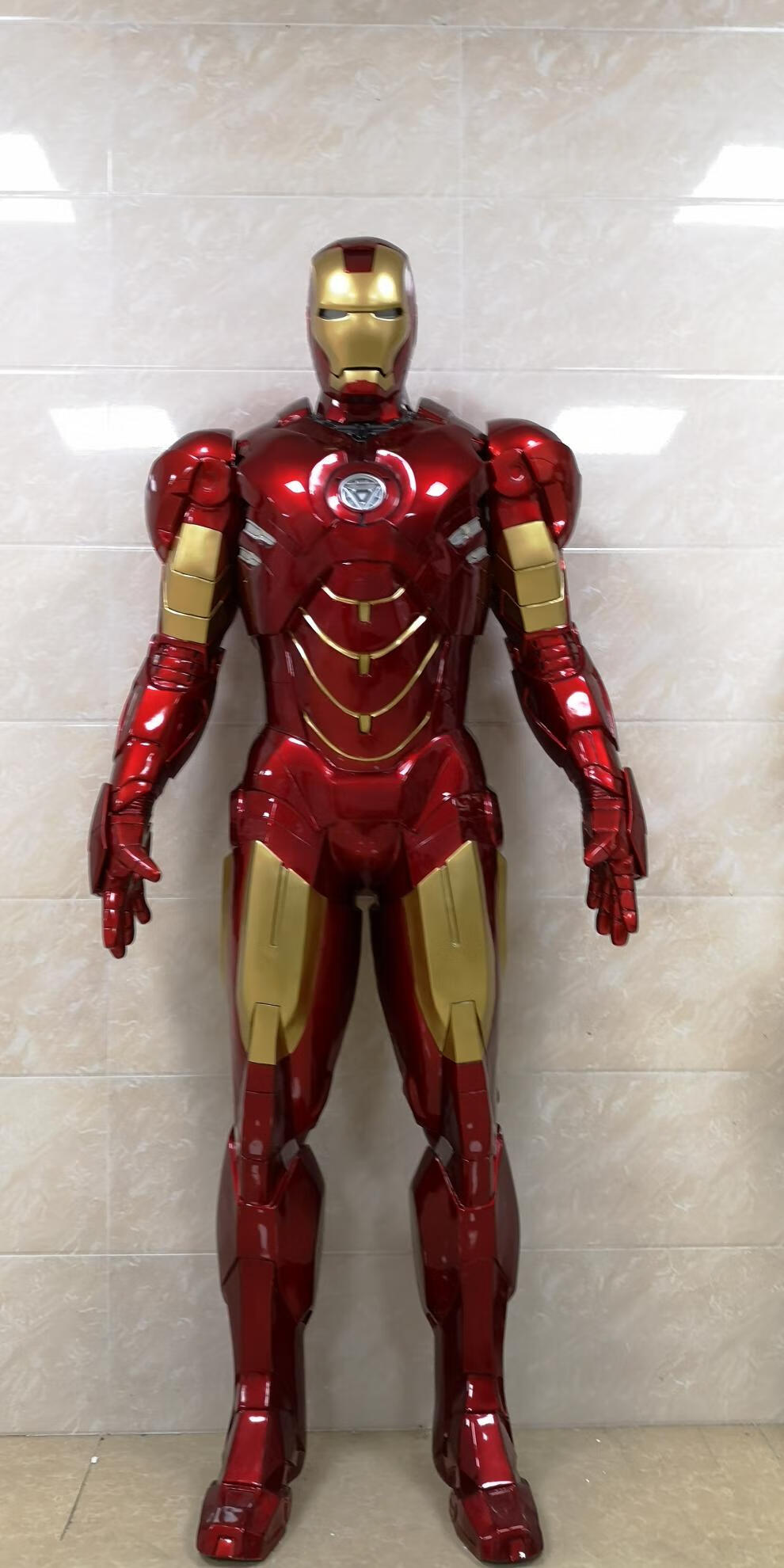 钢铁侠mk50雕像漫威周边11钢铁侠模型全身像mk7mk85反浩克摆件mk42