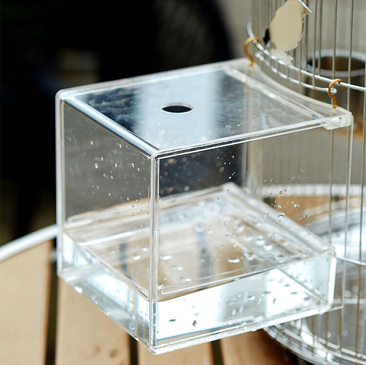 鸟用洗澡盆圆笼专用特大玄凤洗澡盒大号鹩哥八哥鸟洗澡盆神器浴盆