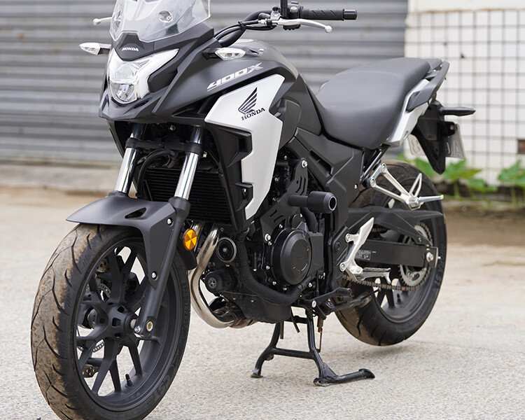 15，工馬適用於本田CB400F防摔棒摩托車CB400X一字護杠保險杠改裝防摔杠 CB400F 防摔棒