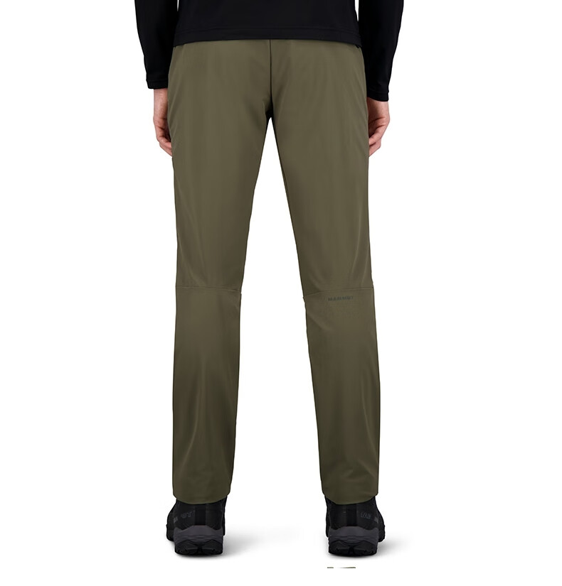 mammut猛犸象trekkers新品弹力舒适防风抗水软壳裤男户外长裤 钛灰色