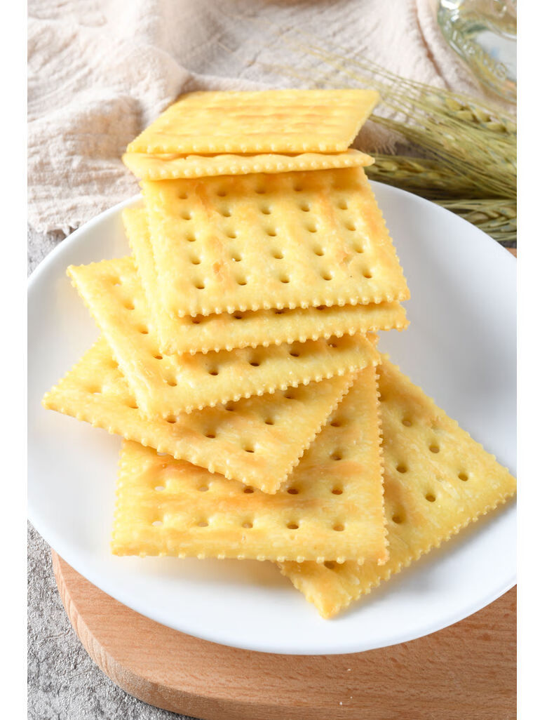 山药苏打饼干咸味早餐饼干梳打食品零食 800克收纳盒装