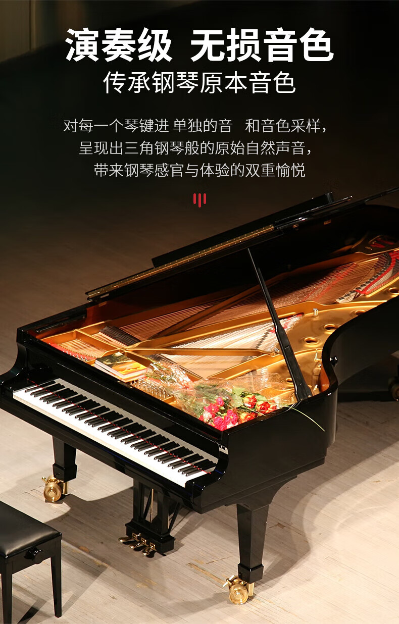 迷音鸟智能电子琴迷音鸟智能子钢88键重锤充电便携立式成人初学者幼师