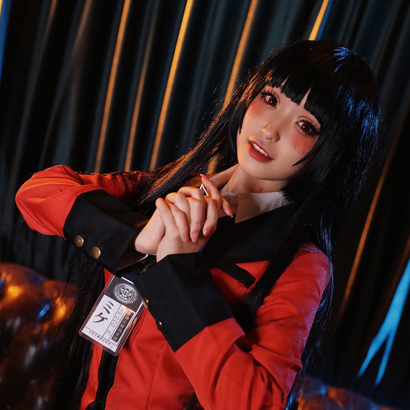 dcoud狂赌之渊cos蛇喰梦子黄泉月露娜校服女cosplay服装套装游戏周边