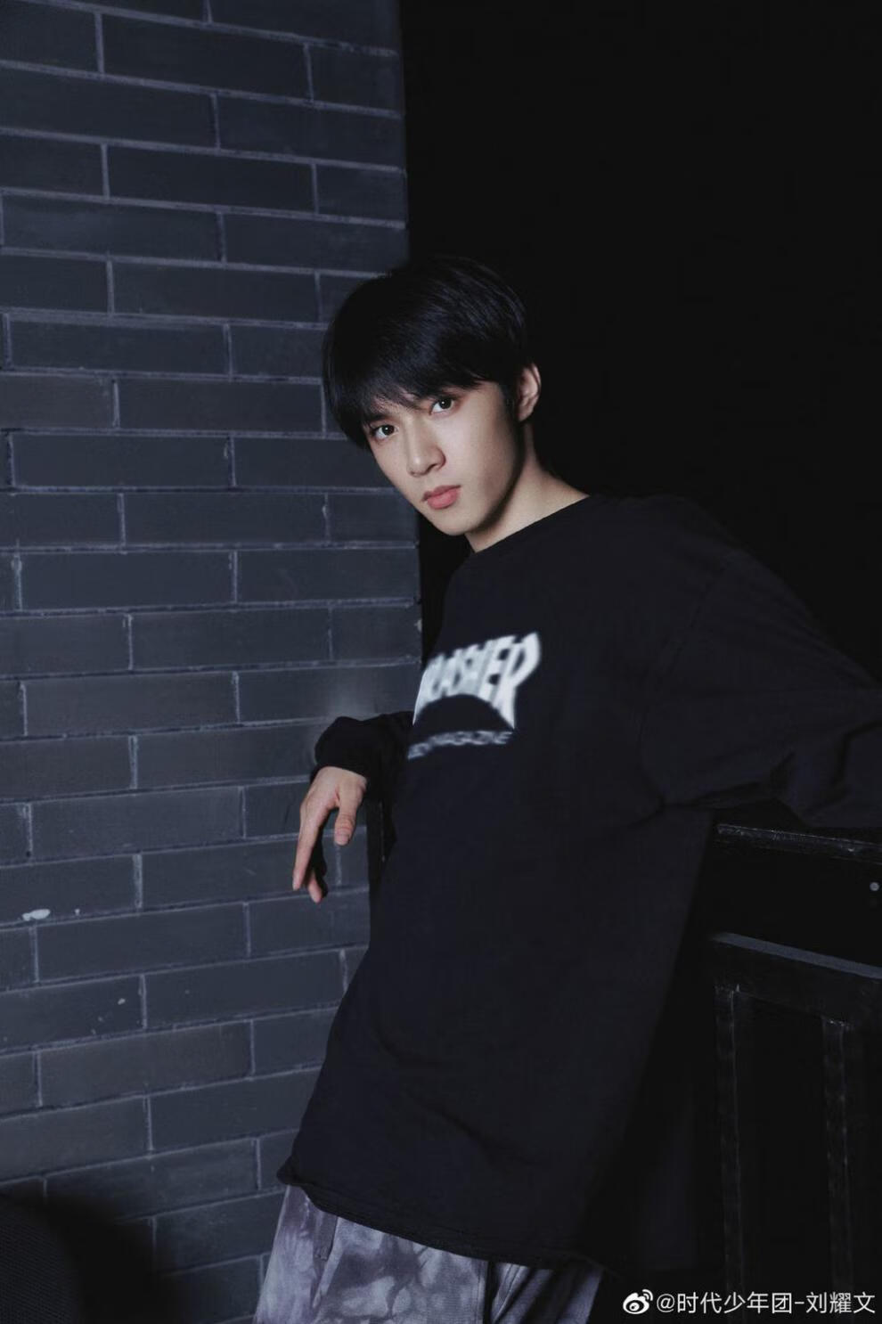 jane deiune刘耀文同款简约英文字母卫衣男女秋冬加绒衫潮牌衣服圆领