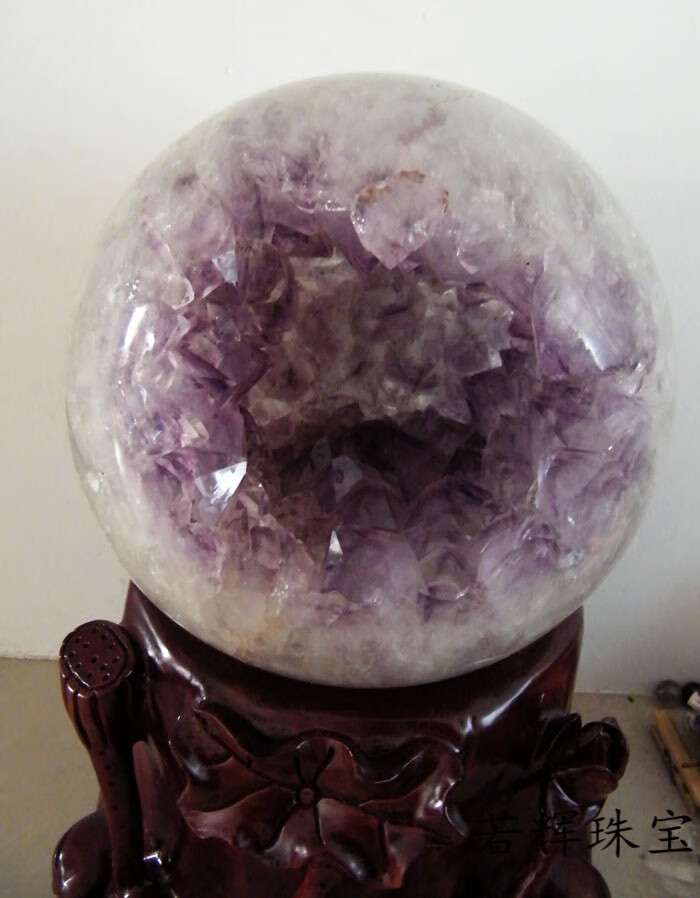 紫晶洞 紫水晶洞摆件 紫水晶球洞 非常罕见大号 收藏 图片色