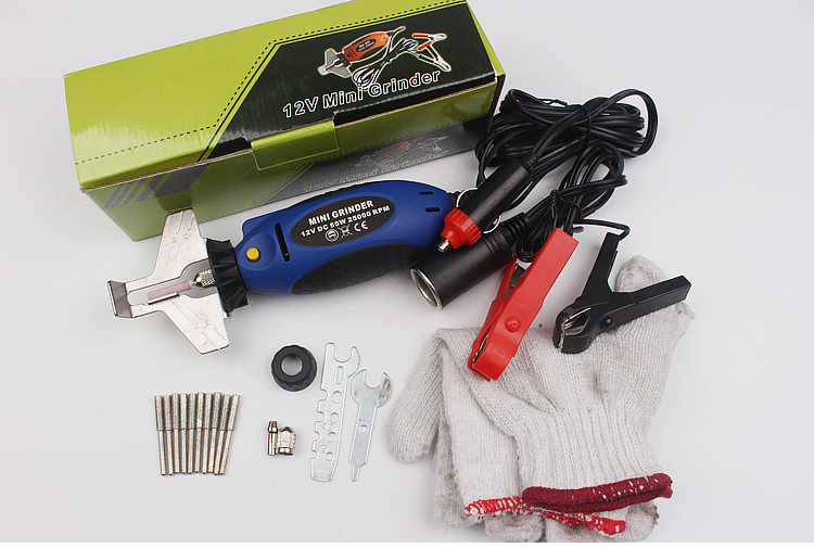 磨链机12v220v油锯电锯链条打磨器电动磨链机手持迷你电磨头锉刀 4.