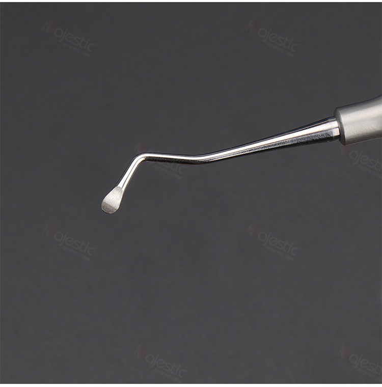 牙科工具剔挖器双头小刮匙去腐龋齿清挖勺不锈钢口腔护理器械材料圆形