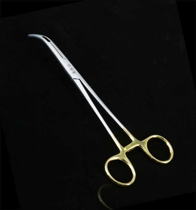 导丝导引钳气管切开插管包配套使用带孔导管引导钳器械钳boniu 导丝