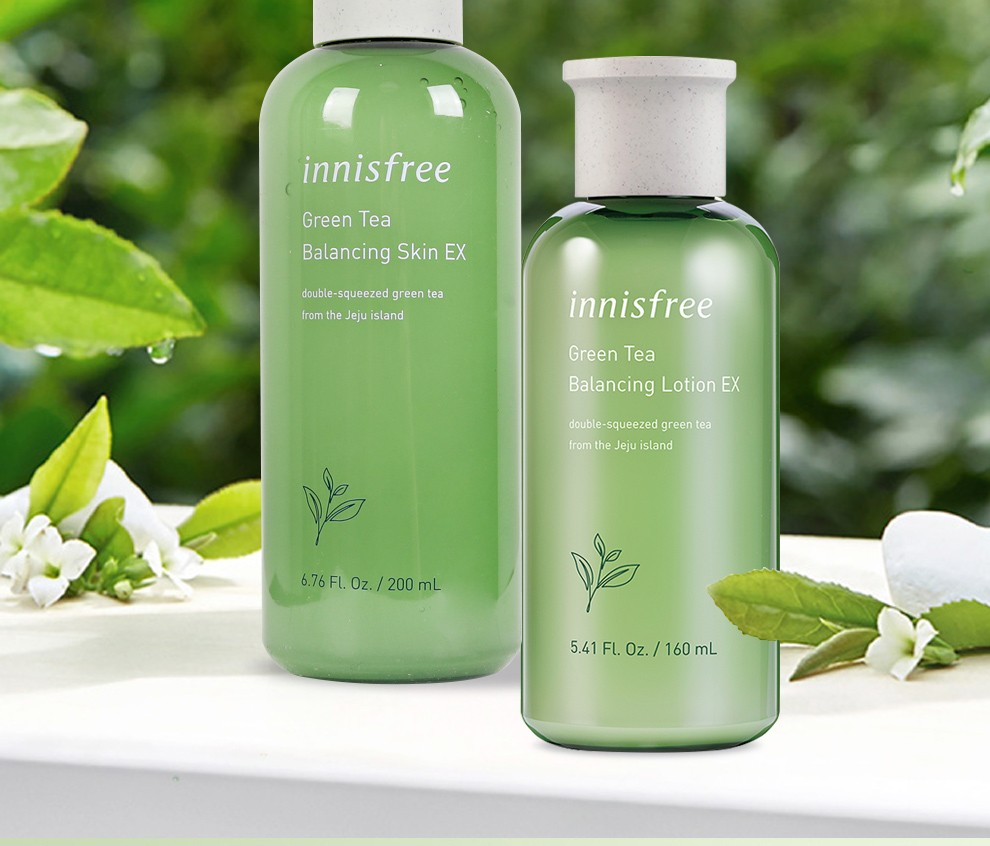 韩国悦诗风吟innisfree套装水乳套盒润肤补水滋润女士护肤品礼盒九重