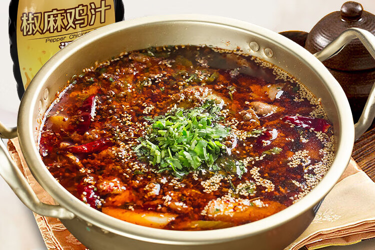 瑞可莱椒麻鸡汁400克非丁点儿青花椒鸡膏麻辣鸡鲜青花椒鱼调料 椒麻鸡