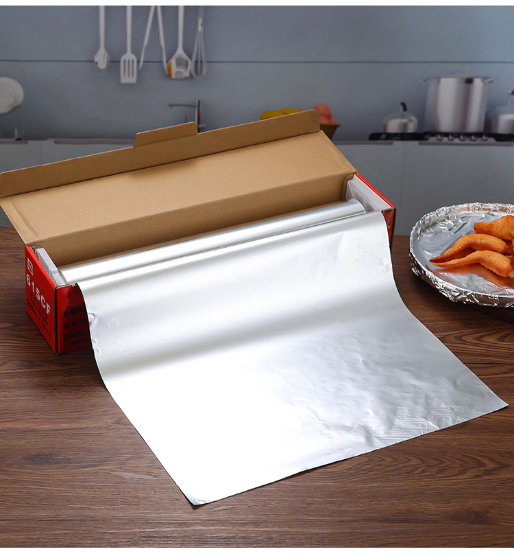 613/615惠邦雷诺兹锡纸大卷耐高温食品级家用烤箱防油商用铝锡纸 614