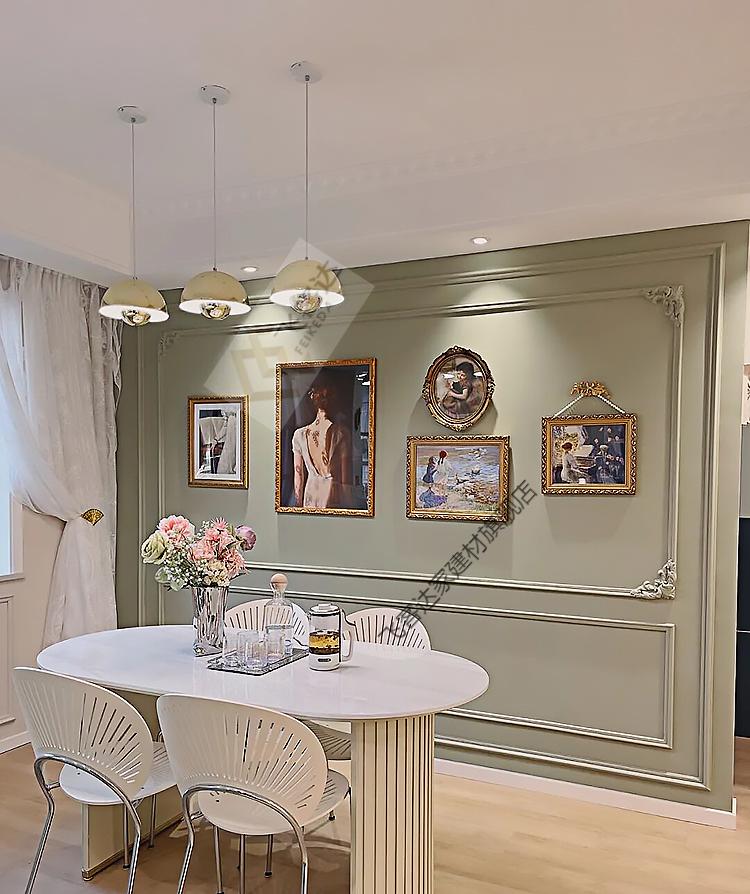 飞客达 pu线条客厅电视沙发卧室背景墙边框条装饰线仿石膏线造型收边