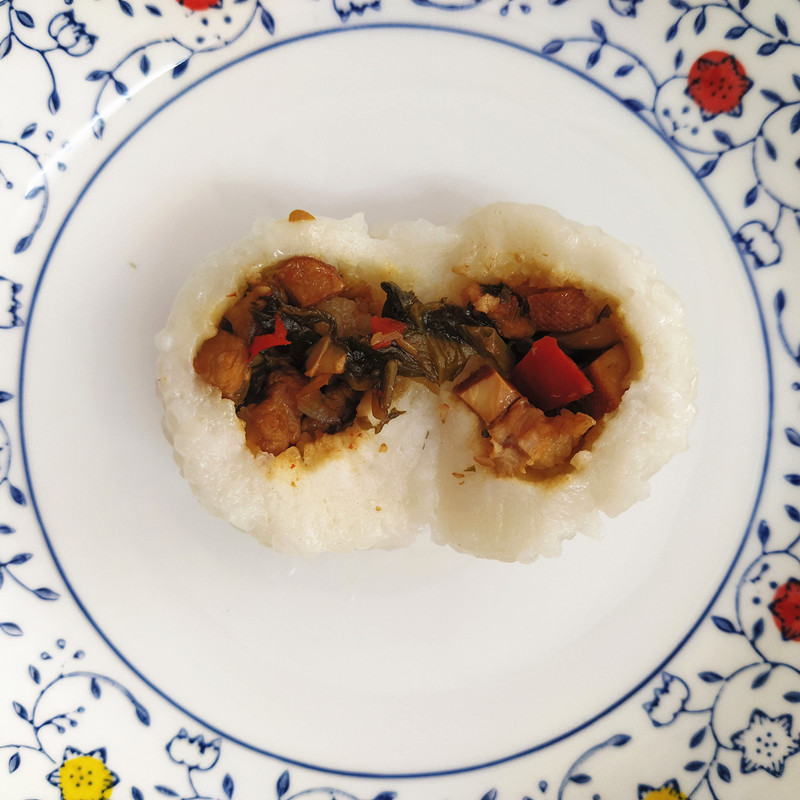 手工肉馅糯米团子大圆子安徽安庆美食特产舌尖熟食地方特色8个1斤