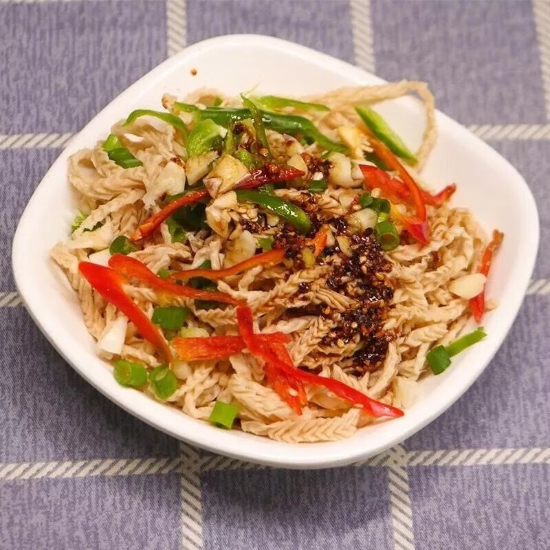 素羊肚丝豆制品干货豆腐丝腐竹丝云人造蛋白肉凉拌火锅麻辣烫特产 素