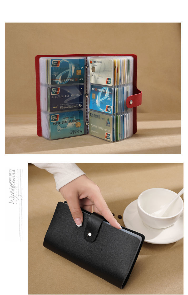 防消磁大容量卡包男女士银行卡卡套多卡位名片包卡片包卡夹装卡包定制