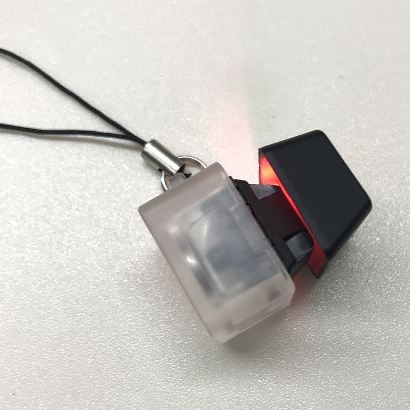 试轴器钥匙扣发光钥匙链男生玩具解压按钮机械键盘青轴钥匙链雷蛇樱桃