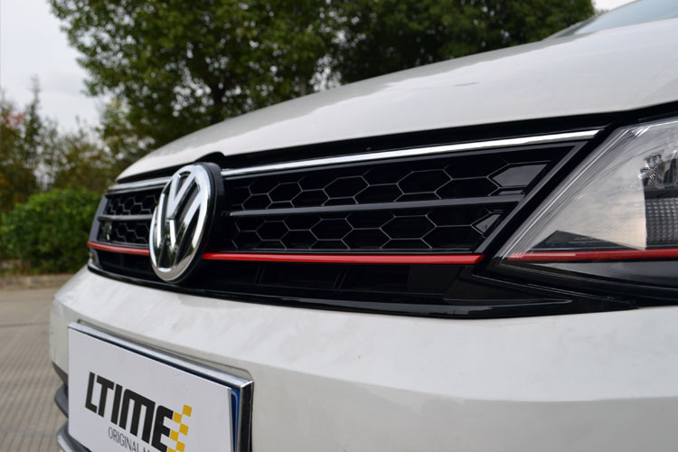 qefh点缤1218新速腾中网改装混动款蜂窝红线中网全新速腾专用运动gli