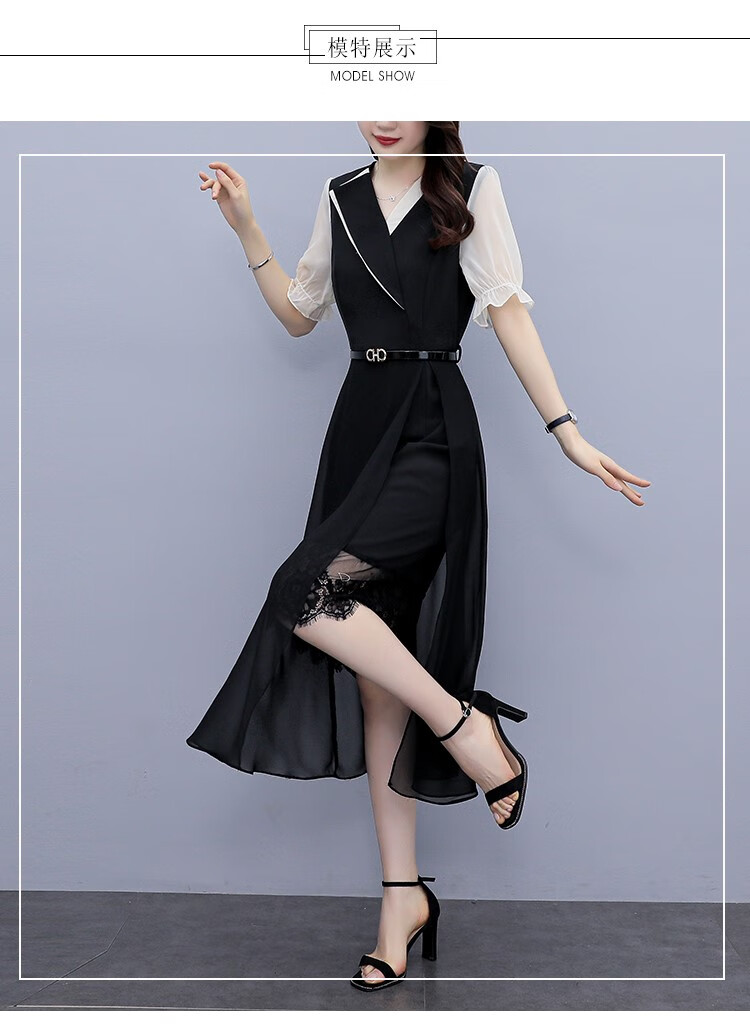 咏桂连衣裙女装2022年新款夏季短袖时尚百搭宽松休闲显瘦气质小个子