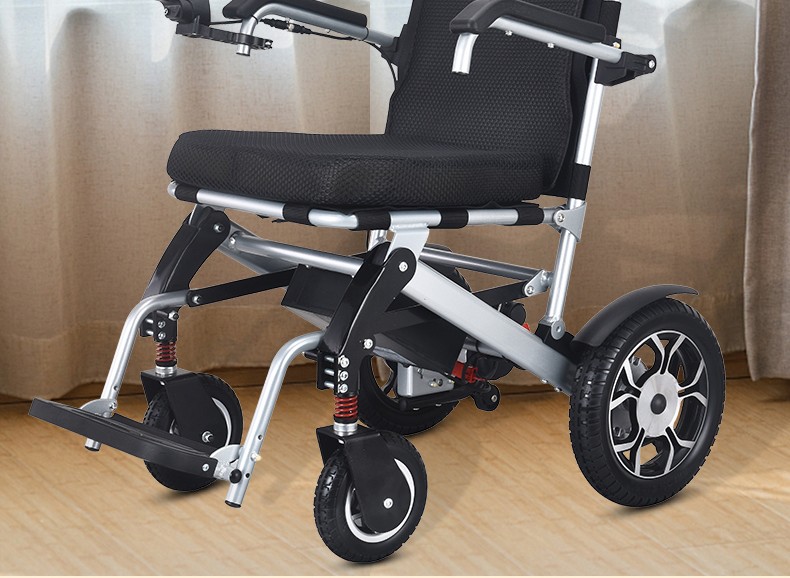 凤凰(phoenix)电动铝合金轮椅车老年人残疾人家用医用可折叠轻便上飞