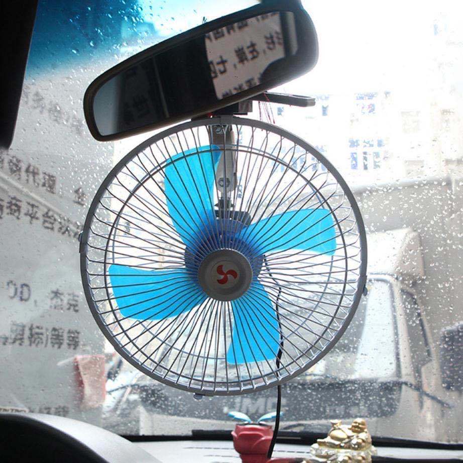 车载汽车用充12v电风扇车载风扇大功率 电扇24v大风力强力大货车 10寸