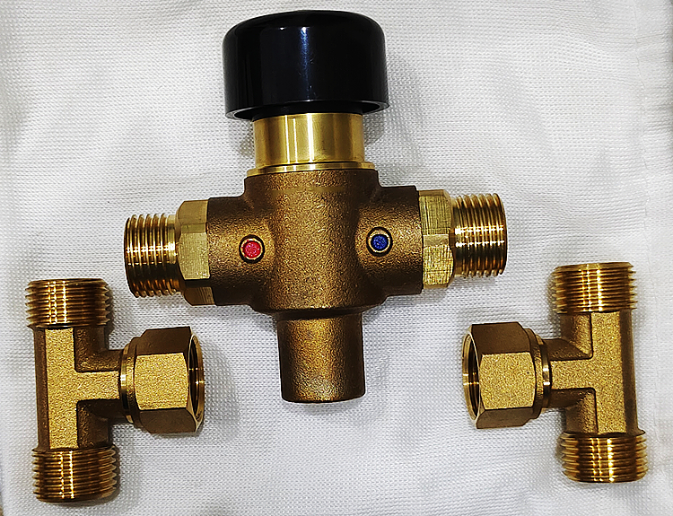 零冷水温控阀零冷水自动温控阀 无回水管安装h阀循环回水器温控单向止