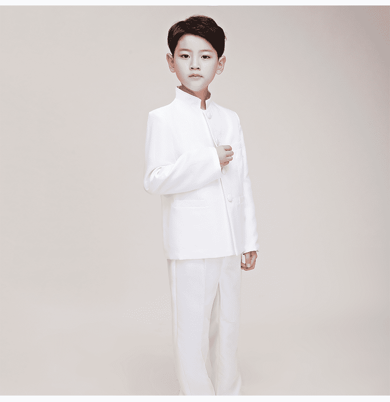 男生中山装民国学生装儿童男童五四青年大合唱朗诵红歌主持人演出服装