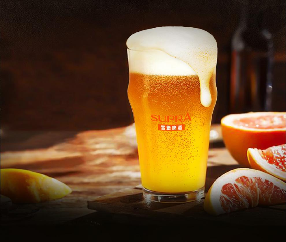 百芝兰 珠江雪堡白 多规格 雪堡白精酿鲜啤11度整箱纯种酵母发酵酿造