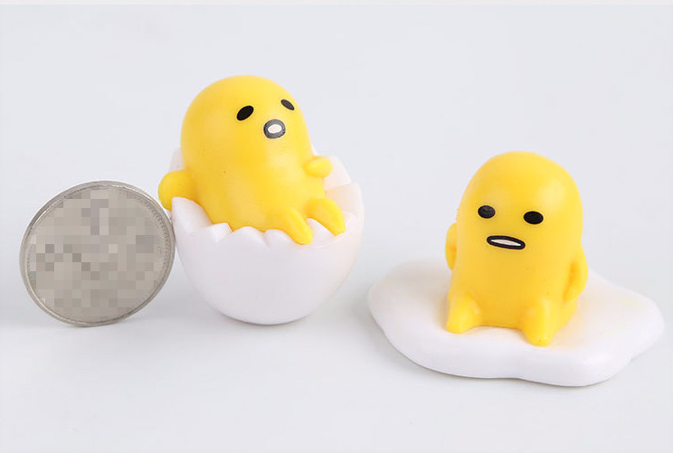 盲盒 迷你懒蛋蛋盲盒不透明盲袋 萌萌哒呕吐蛋黄君 可爱小摆件创意