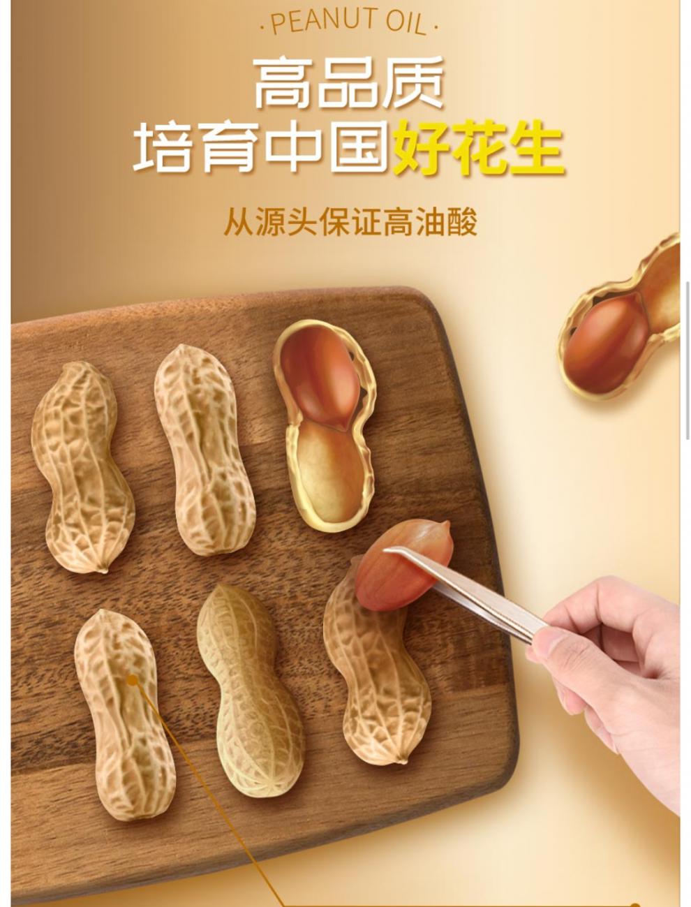 鲁·花高油酸花生油3.