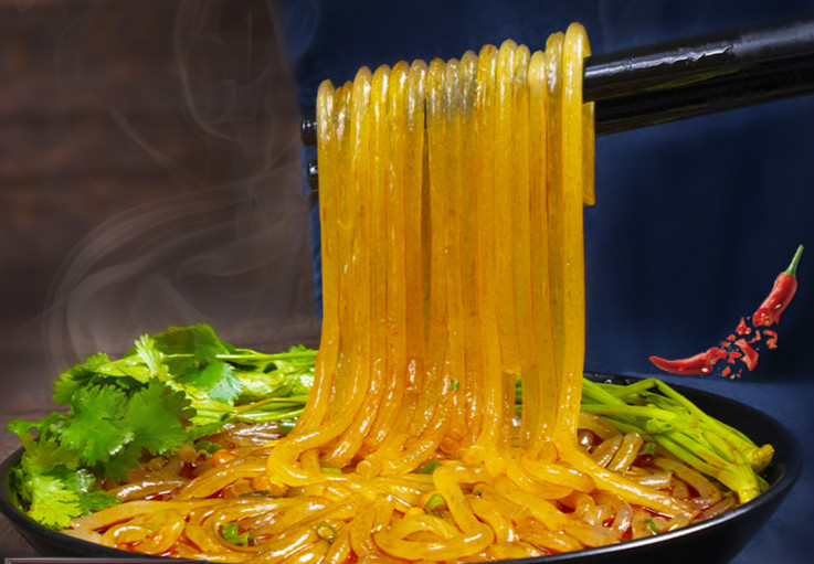 淮南牛肉汤 红薯粉 重庆酸辣粉袋装自煮正宗特产 红薯粉麻辣粗粉桶装