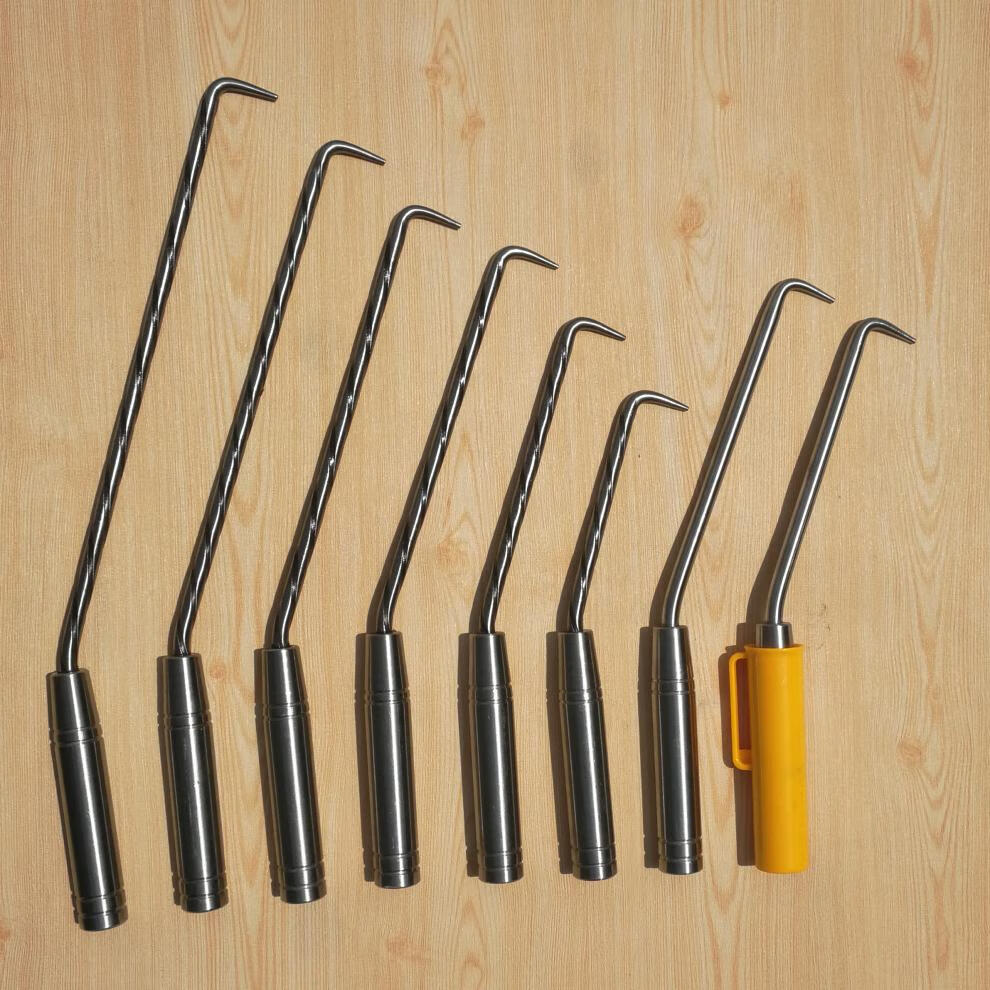 扎钩麻花钢扎勾桩心钢钢筋钩不锈钢手柄钢筋扎钩钢筋绑扎勾桩心钢28