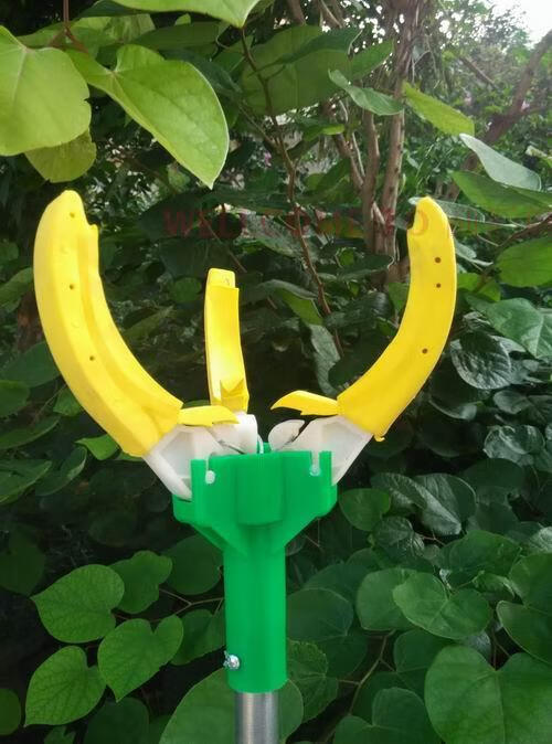 摘果器多功能高空摘果神器伸缩杆芒果摘苹果3抓摘水果 1米摘果器