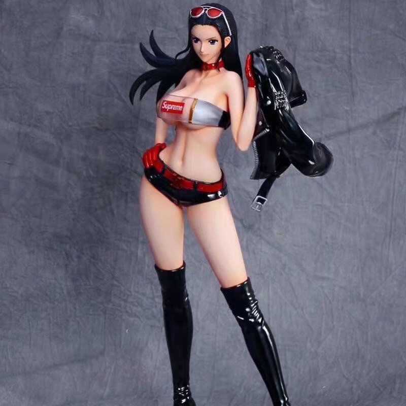 海贼王手办gk潮牌薇薇潮流汉库克女帝罗宾蛇姬娜美可拆脱摆件模型