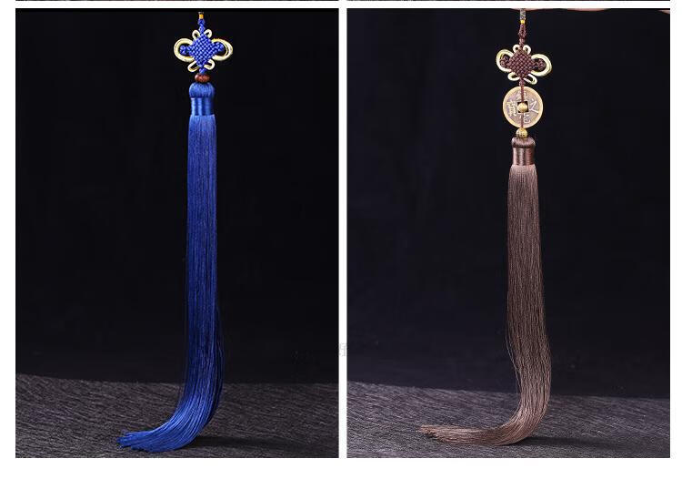 新款高档剑穗太极剑穗古风宝剑长穗冰丝吊穗挂件长穗剑中国结流苏穗子