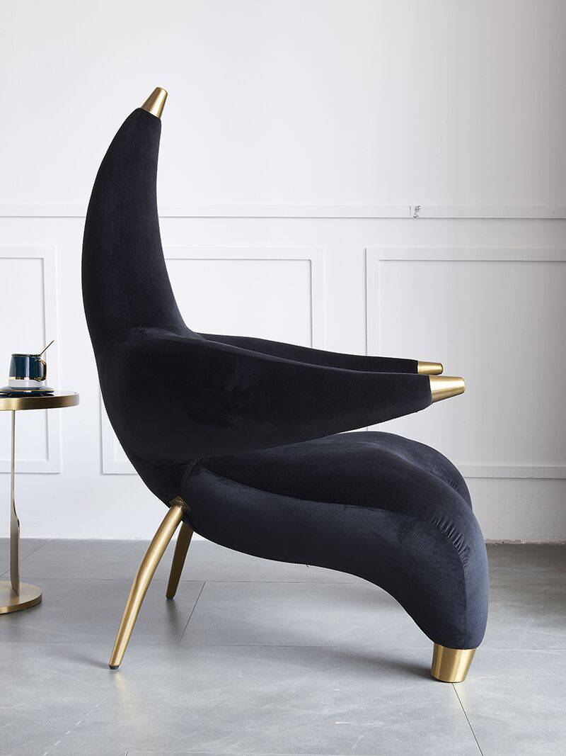 海星椅子 轻奢设计师北欧样板房售楼部别墅玻璃钢派大星海星单人沙发